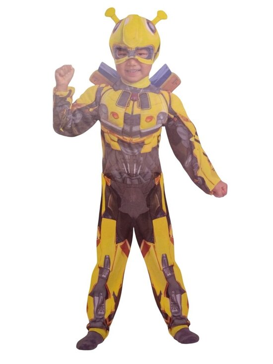 Disguise Other - Disguise Toddlers 2T 2 piece Transformers Bumblebee Complete Halloween Costume